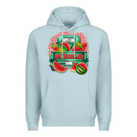 Blue Mist watermelon truck Premium Hoodie - Zillion Design Studio
