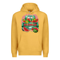 Mustard watermelon truck Premium Hoodie - Zillion Design Studio