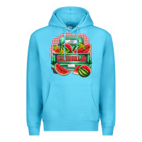 Ocean Blue watermelon truck Premium Hoodie - Zillion Design Studio