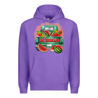 Purple watermelon truck Premium Hoodie - Zillion Design Studio
