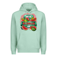 Seafoam watermelon truck Premium Hoodie - Zillion Design Studio