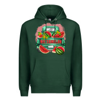 Sports Green watermelon truck Premium Hoodie - Zillion Design Studio