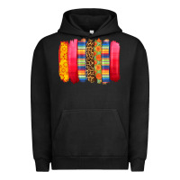 Pigment Black mexican leopard brushstroke Urban Hoodie - Zillion Design Studio