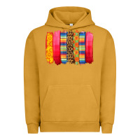 Pigment Peanut Butter mexican leopard brushstroke Urban Hoodie - Zillion Design Studio