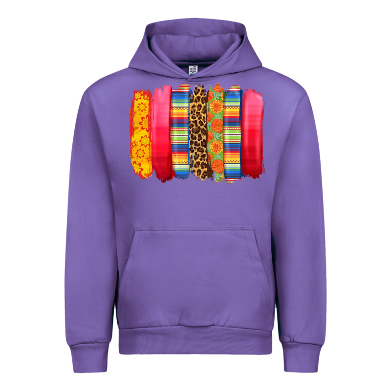 Mexican Leopard Brushstroke Urban Hoodie by Zillion Design Studio | Teevron