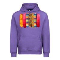 Tulip mexican leopard brushstroke Urban Hoodie - Zillion Design Studio