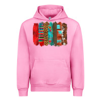 Fuchsia Pink mexican brushstroke Urban Hoodie - Zillion Design Studio