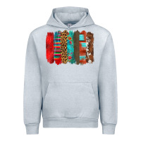Heather Grey mexican brushstroke Urban Hoodie - Zillion Design Studio