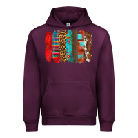 Mauve Wine mexican brushstroke Urban Hoodie - Zillion Design Studio