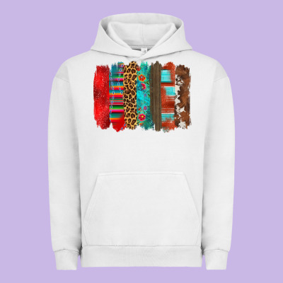 Mexican Brushstroke Urban Hoodie Designed By Zillion Design Studio