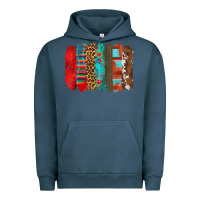 Pigment Midnight Navy mexican brushstroke Urban Hoodie - Zillion Design Studio