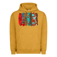 Pigment Peanut Butter mexican brushstroke Urban Hoodie - Zillion Design Studio