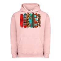 Pigment Salmon mexican brushstroke Urban Hoodie - Zillion Design Studio