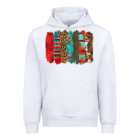 White mexican brushstroke Urban Hoodie - Zillion Design Studio