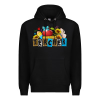 Black teacher Premium Hoodie - Zillion Design Studio