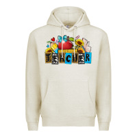 Oatmeal Heather teacher Premium Hoodie - Zillion Design Studio