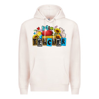 Pale Pink teacher Premium Hoodie - Zillion Design Studio