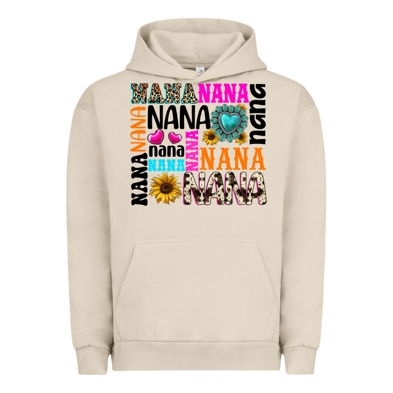 Nana Gemstone Sunflower Urban Hoodie by texasbilliewilder | Teevron