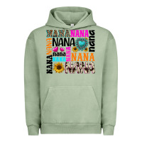 Pigment Oil Green nana gemstone sunflower Urban Hoodie - texasbilliewilder