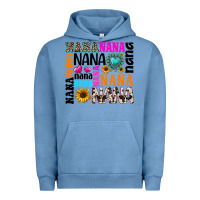 Pigment Pebble Blue nana gemstone sunflower Urban Hoodie - texasbilliewilder