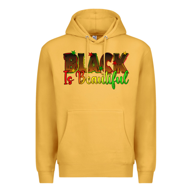 Black Is Beautiful Juneteenth Premium Hoodie by texasbilliewilder | Teevron