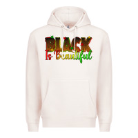 Pale Pink black is beautiful juneteenth Premium Hoodie - texasbilliewilder