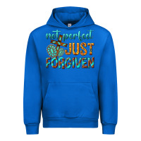 Cobalt not perfect just forgiven Urban Hoodie - texasbilliewilder