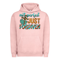 Pigment Salmon not perfect just forgiven Urban Hoodie - texasbilliewilder
