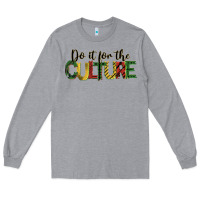 Heather Grey do it for the culture juneteenth Long Sleeve Tee - BarkalooDesign