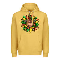 Antique Gold black history sunflower Premium Hoodie - texasbilliewilder