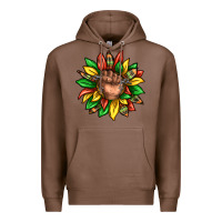 Chestnut black history sunflower Premium Hoodie - texasbilliewilder