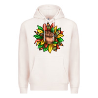 Pale Pink black history sunflower Premium Hoodie - texasbilliewilder