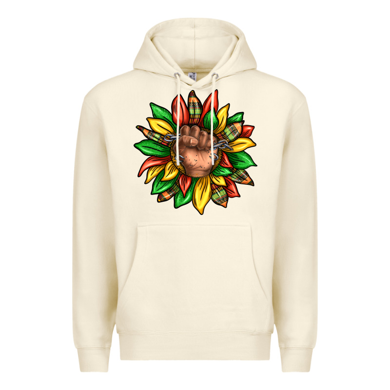 Black History Sunflower Premium Hoodie by texasbilliewilder | Teevron