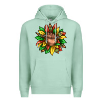 Seafoam black history sunflower Premium Hoodie - texasbilliewilder
