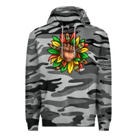 Slate Camo black history sunflower Premium Hoodie - texasbilliewilder