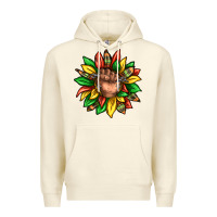 Sandshell black history sunflower Premium Hoodie - texasbilliewilder