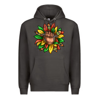 Smoke black history sunflower Premium Hoodie - texasbilliewilder