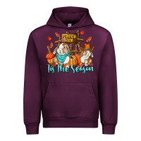 Mauve Wine Tis The Season Urban Hoodie - RanaPortraitStore