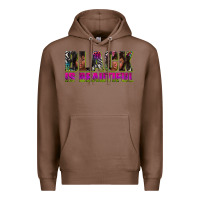 Chestnut black is beautiful neon Premium Hoodie - texasbilliewilder