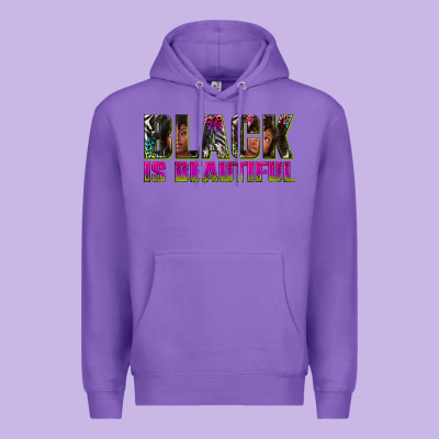 Black Is Beautiful Neon Premium Hoodie Designed By Texasbilliewilder