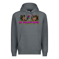 Rock black is beautiful neon Premium Hoodie - texasbilliewilder