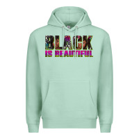 Seafoam black is beautiful neon Premium Hoodie - texasbilliewilder