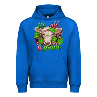Cobalt Too cute to pinch charolais calf Urban Hoodie - RanaPortraitStore