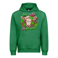 Emerald Too cute to pinch charolais calf Urban Hoodie - RanaPortraitStore