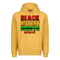 Mustard black history month period juneteenth Premium Hoodie - texasbilliewilder
