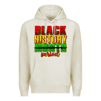 Oatmeal Heather black history month period juneteenth Premium Hoodie - texasbilliewilder