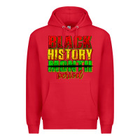Red black history month period juneteenth Premium Hoodie - texasbilliewilder