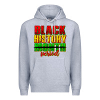 Heather Grey black history month period juneteenth Premium Hoodie - texasbilliewilder