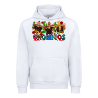 White gnomigos Urban Hoodie - Zillion Design Studio