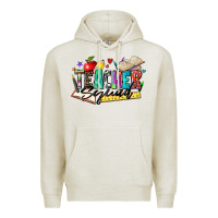 Oatmeal Heather teacher squad Premium Hoodie - Zillion Design Studio